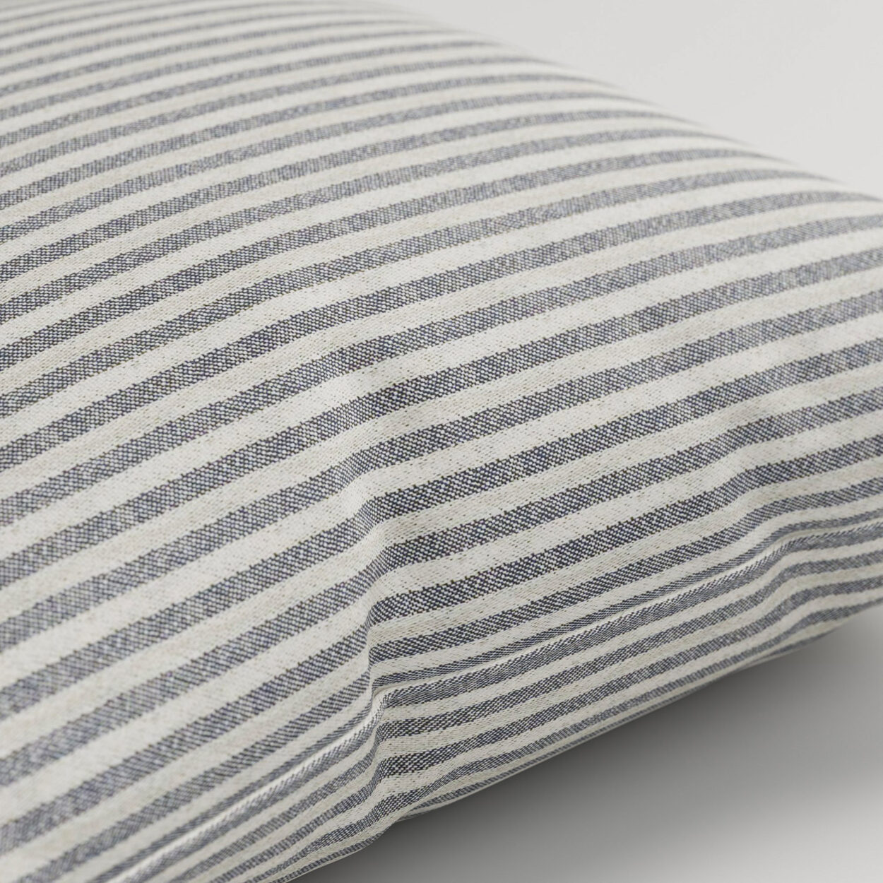 Emily Bond Oscar Stripe Indigo Cushion - Image 2