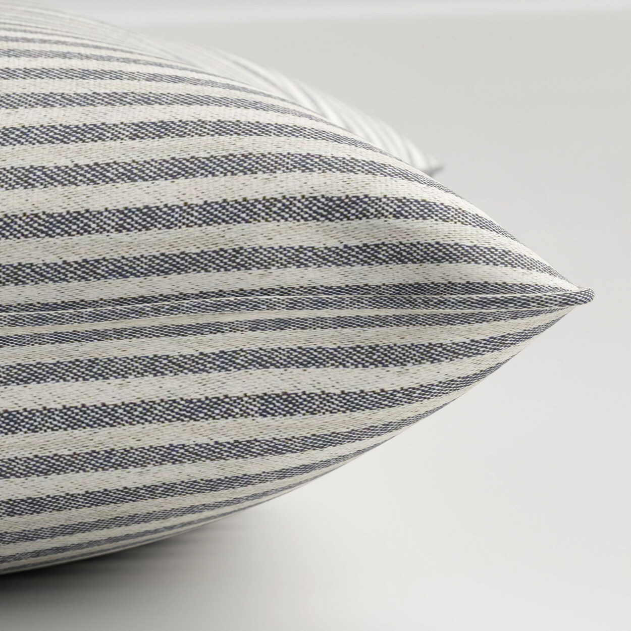 Emily Bond Oscar Stripe Indigo Cushion - Image 3