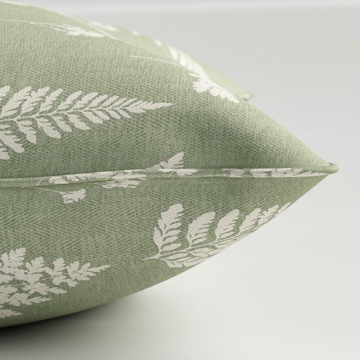 Emily Bond Tynesfield Sage Cushion - Image 3