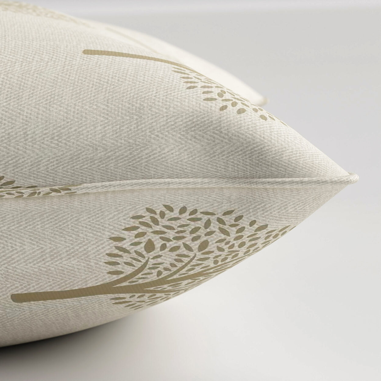 Emily Bond Yew Tree Linen Cushion - Image 3