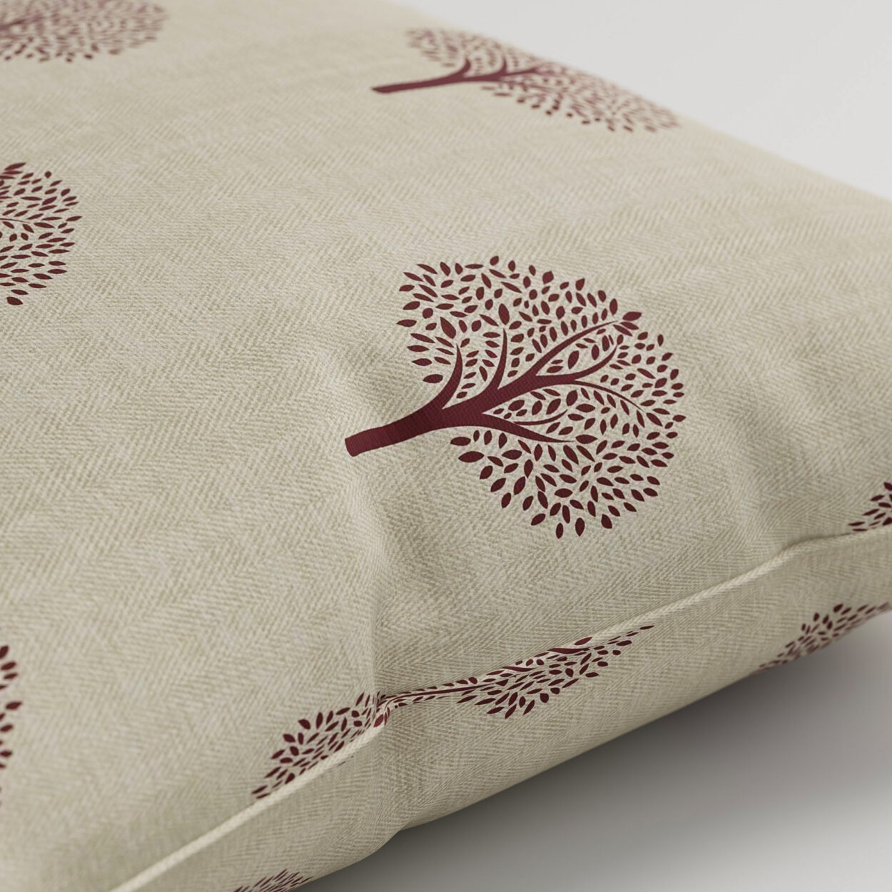 Emily Bond Yew Tree Mulberry Cushion - Image 2