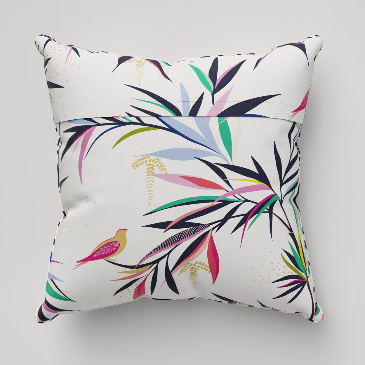 Sara Miller Bamboo White Cushion - Image 4