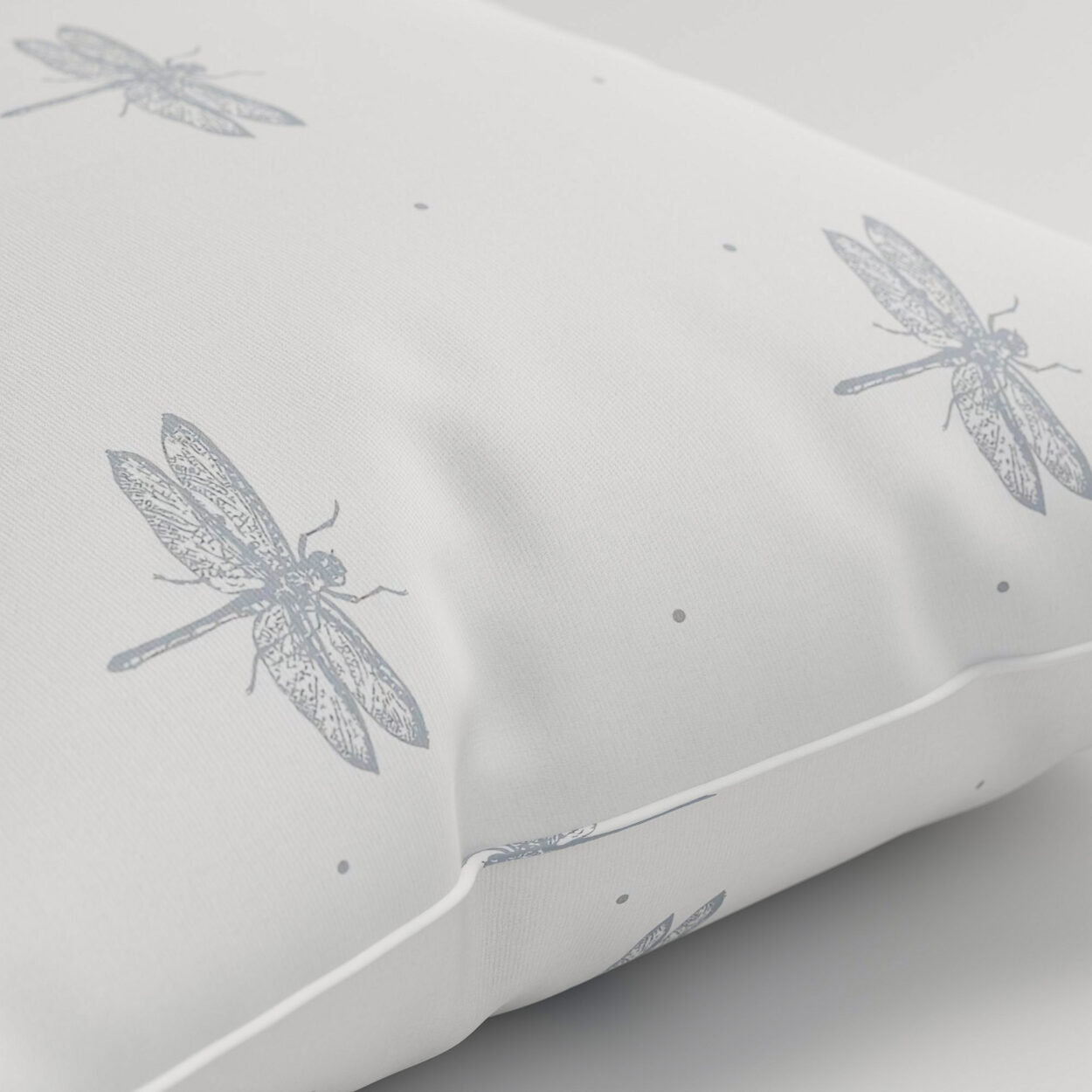 Sara Miller Dragonfly White Cushion - Image 2
