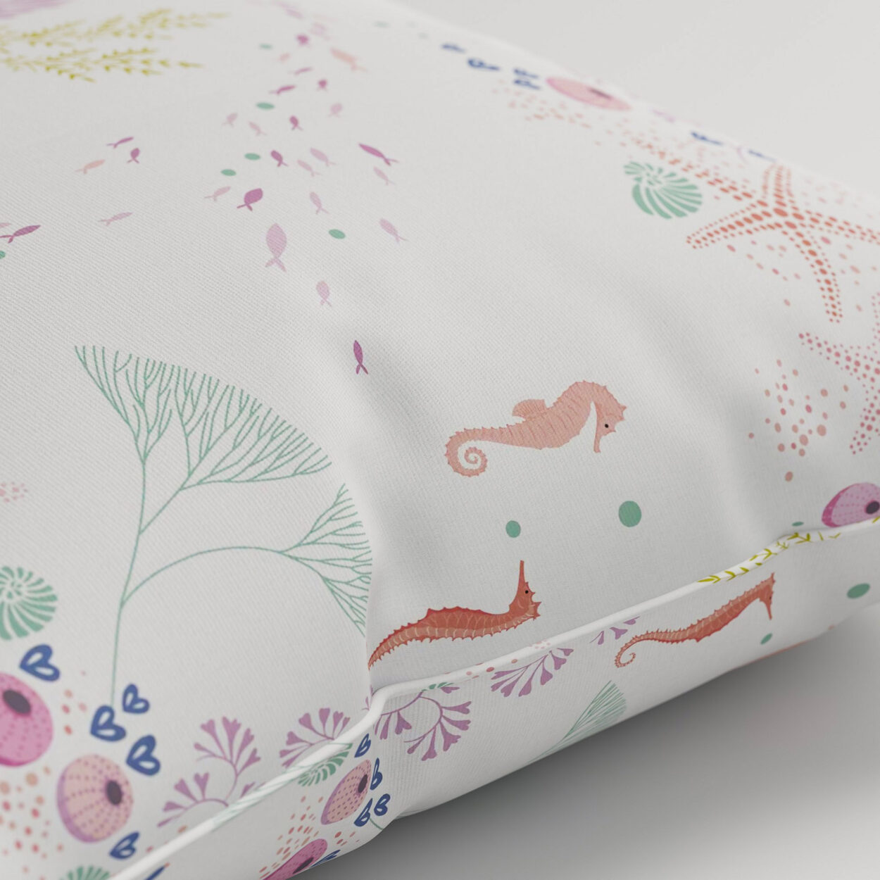 Sara Miller Underwater White Cushion - Image 2