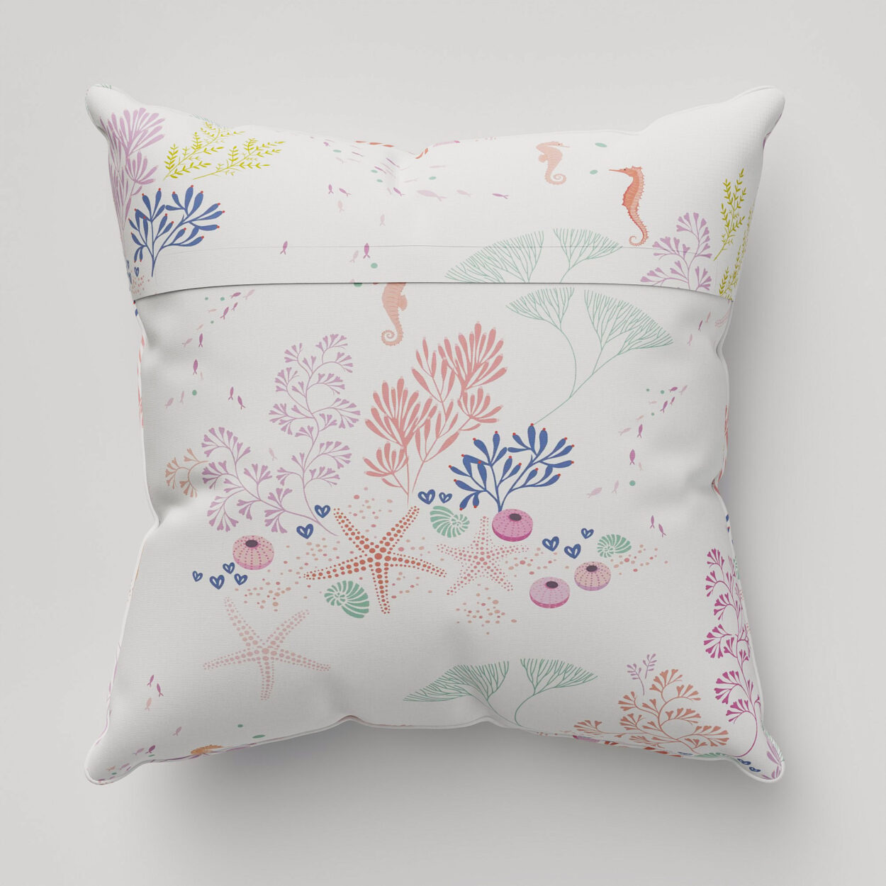 Sara Miller Underwater White Cushion - Image 4
