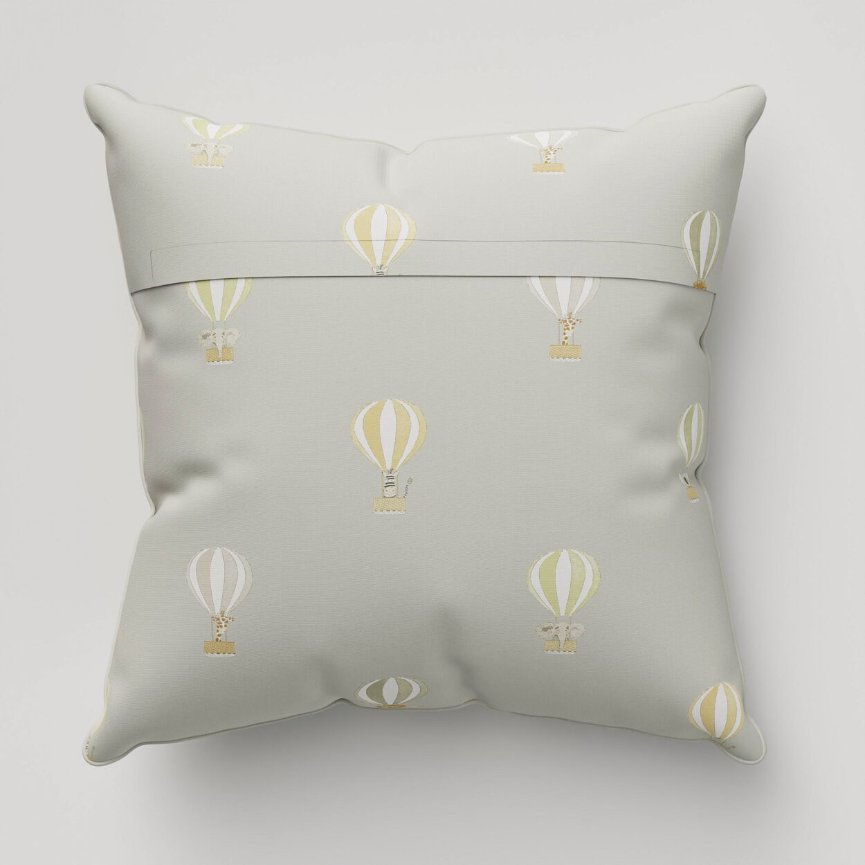 Sophie Allport Bears & Balloons Mint Grey Cushion - Image 4