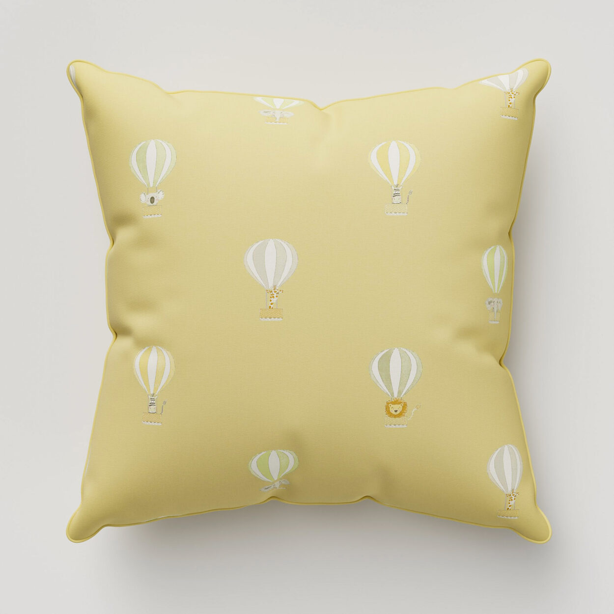 Sophie Allport Bears & Balloons Pale Rust Gold Cushion