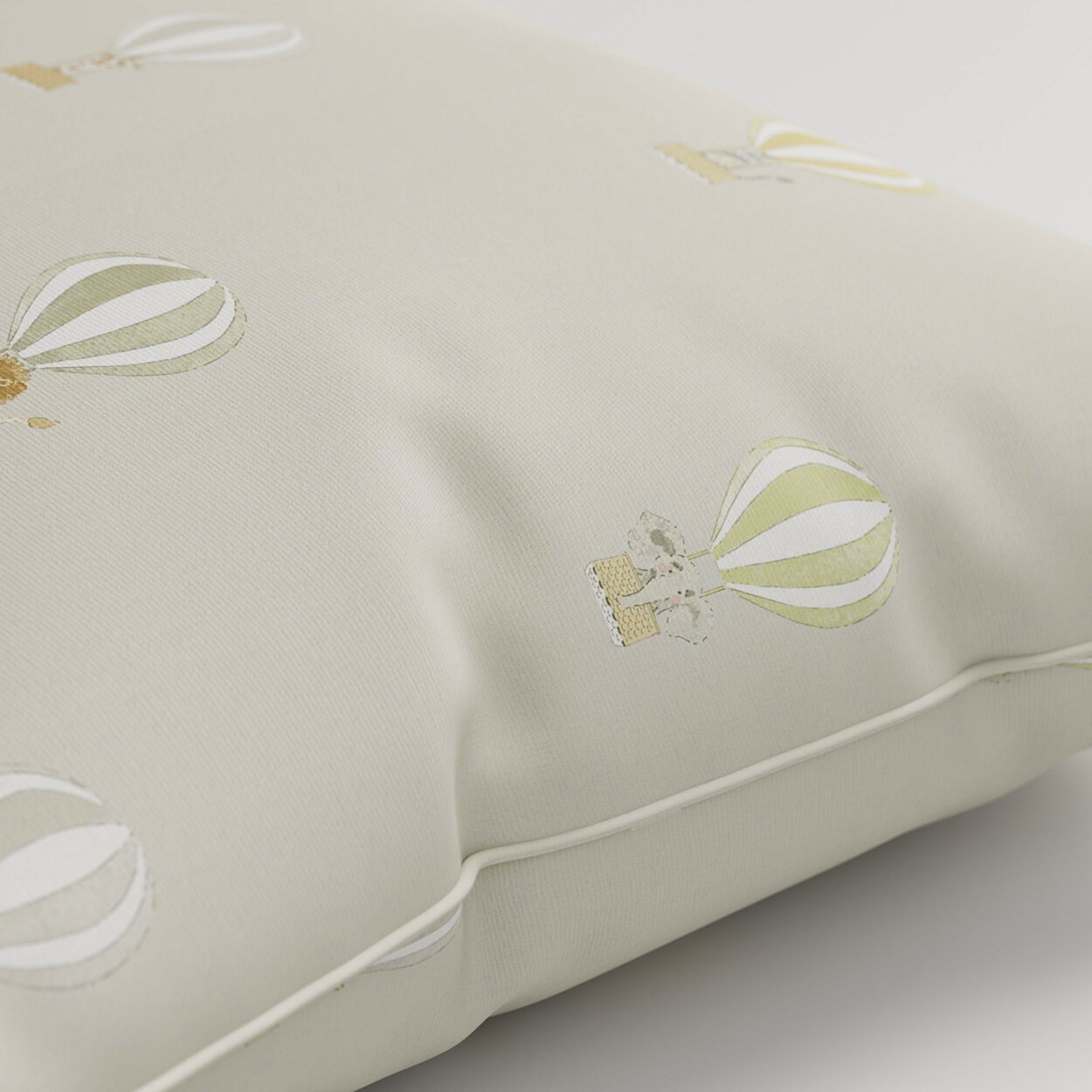 Sophie Allport Bears & Balloons Sand Cushion - Image 2