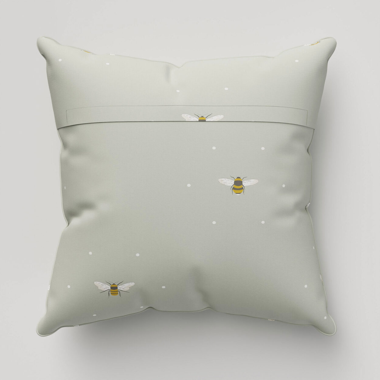 Sophie Allport Bee Pale Slate Cushion - Image 4