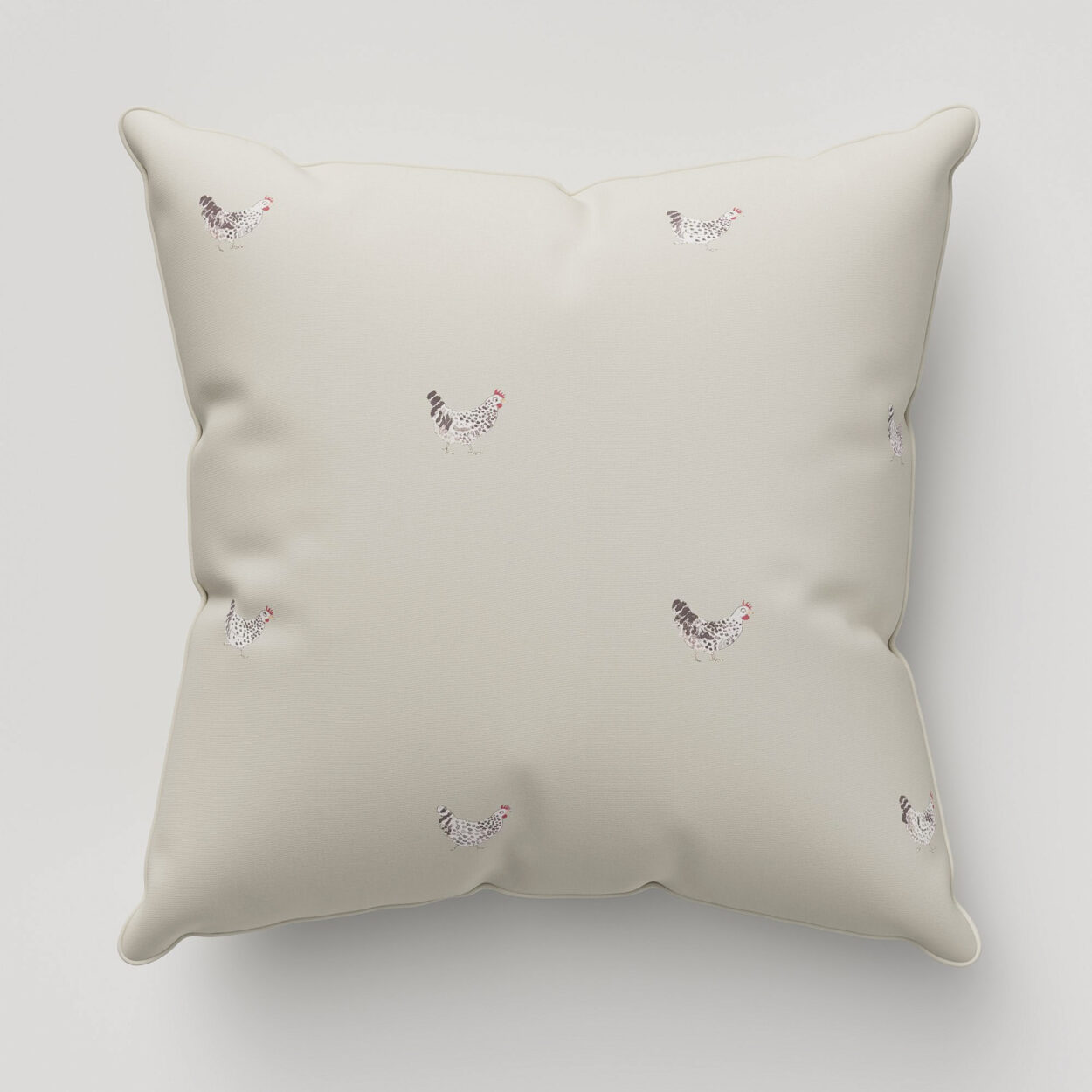 Sophie Allport Chicken Soft Linen Cushion