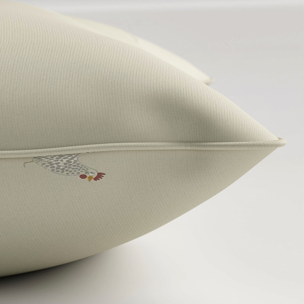 Sophie Allport Chicken Natural Cushion - Image 3