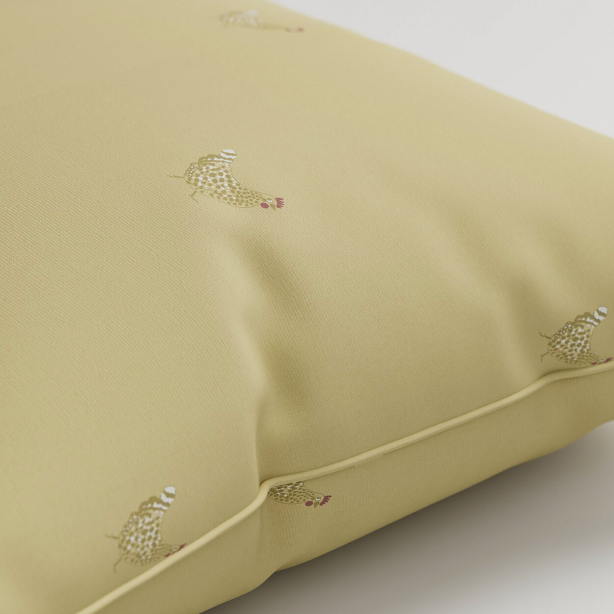 Sophie Allport Chicken Ochre Cushion - Image 2