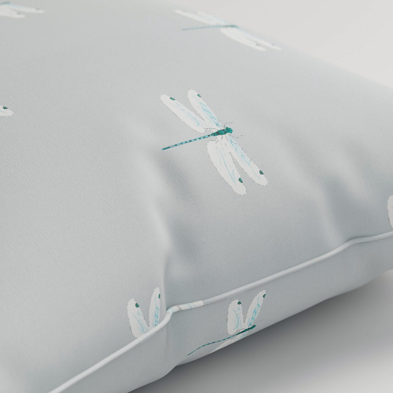 Sophie Allport Dragonfly Grey Blue Cushion - Image 2