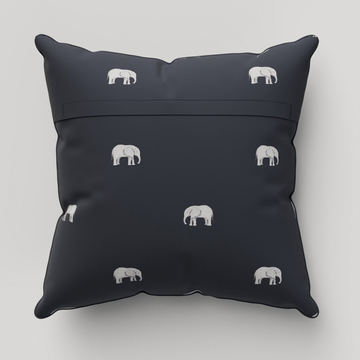 Sophie Allport Elephant Deep Navy Cushion - Image 4