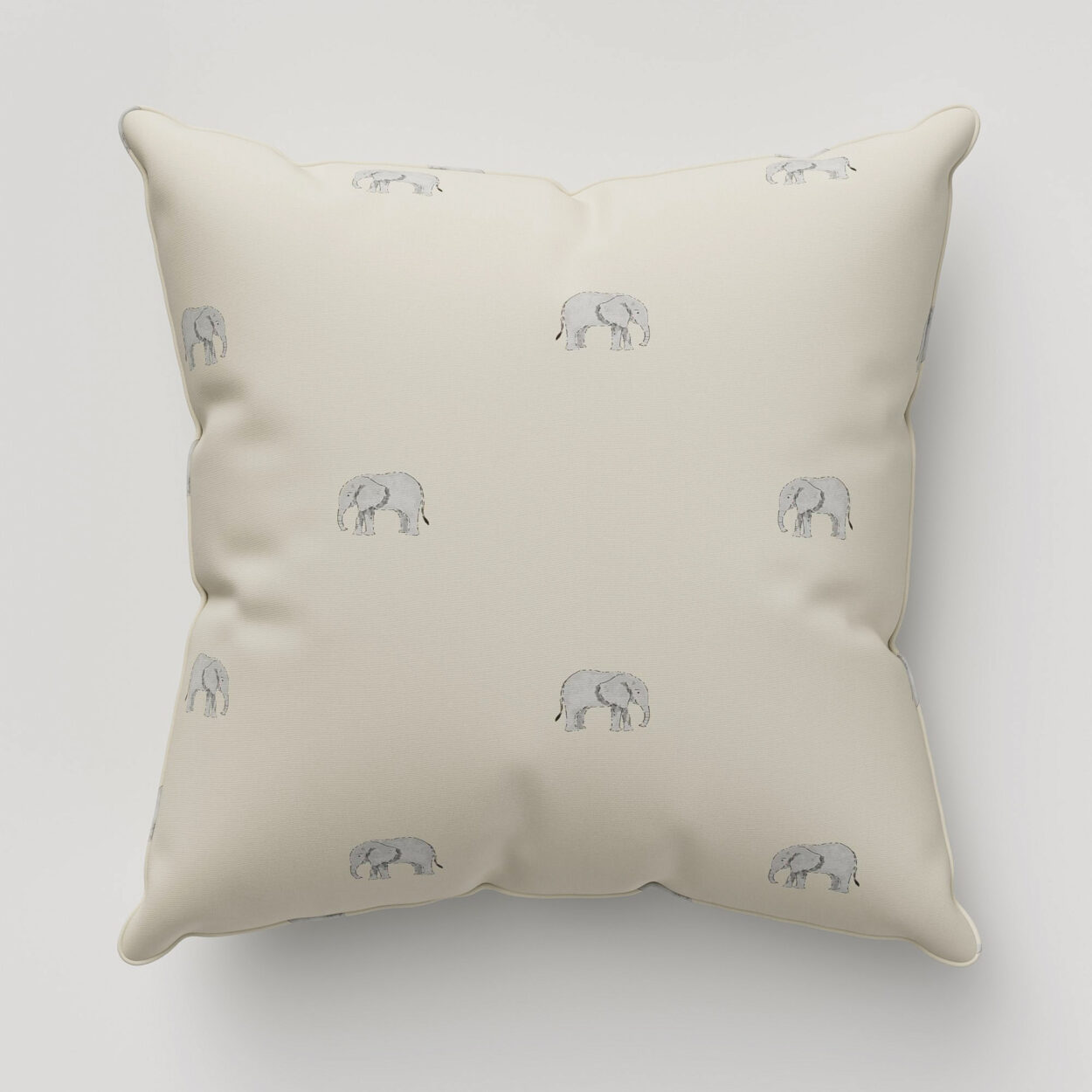 Sophie Allport Elephant Linen Cushion