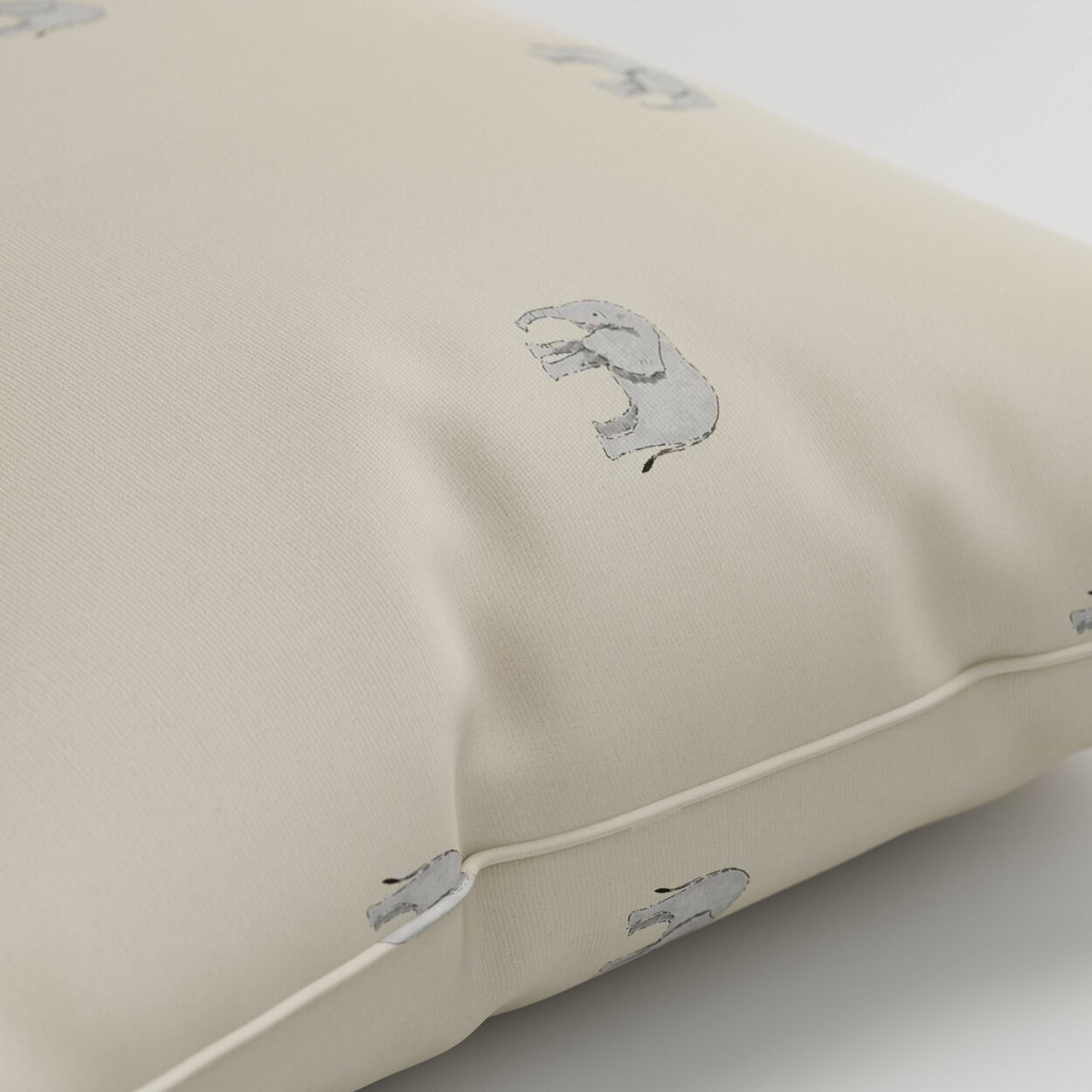 Sophie Allport Elephant Linen Cushion - Image 2