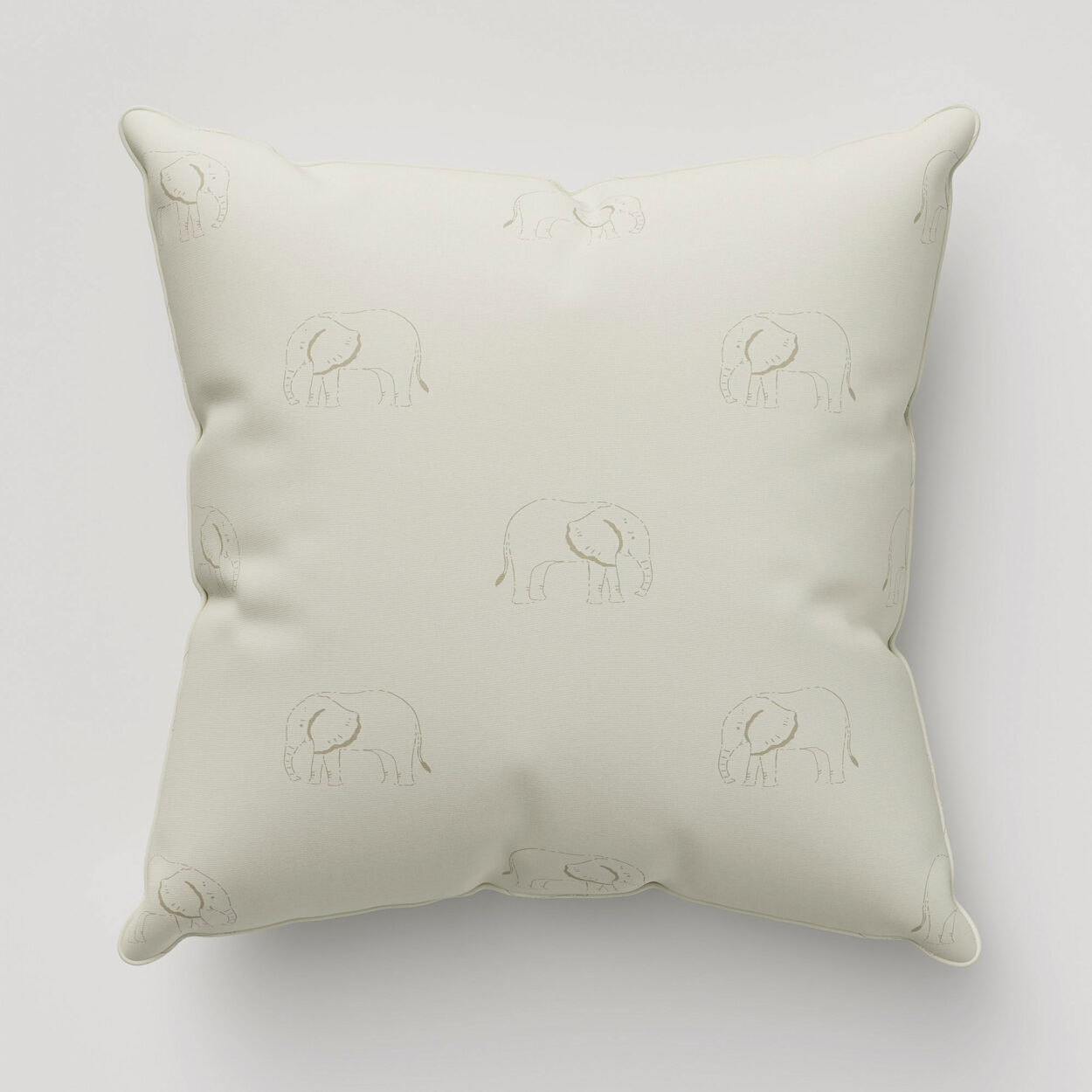 Sophie Allport Elephant Natural Cushion