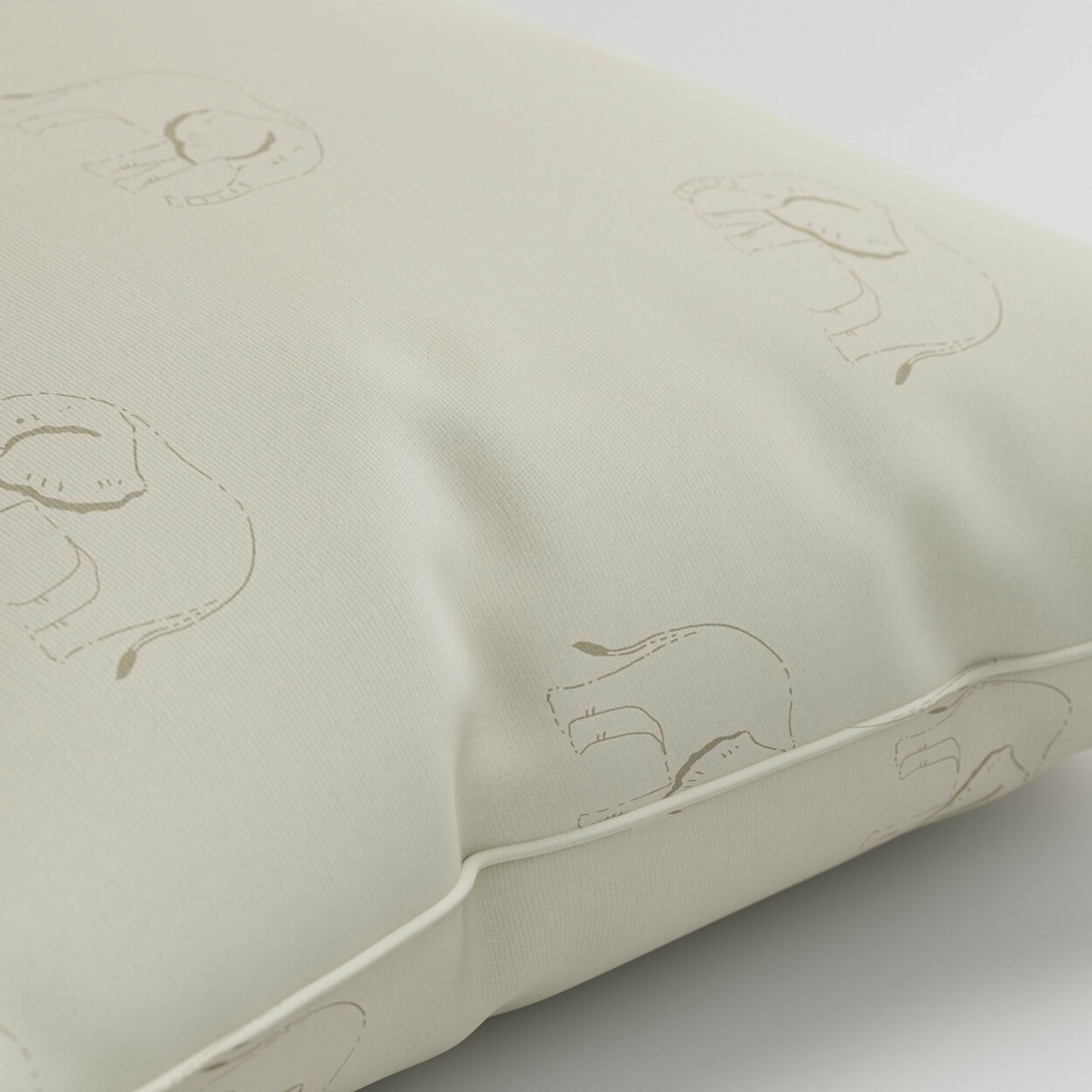 Sophie Allport Elephant Natural Cushion - Image 2