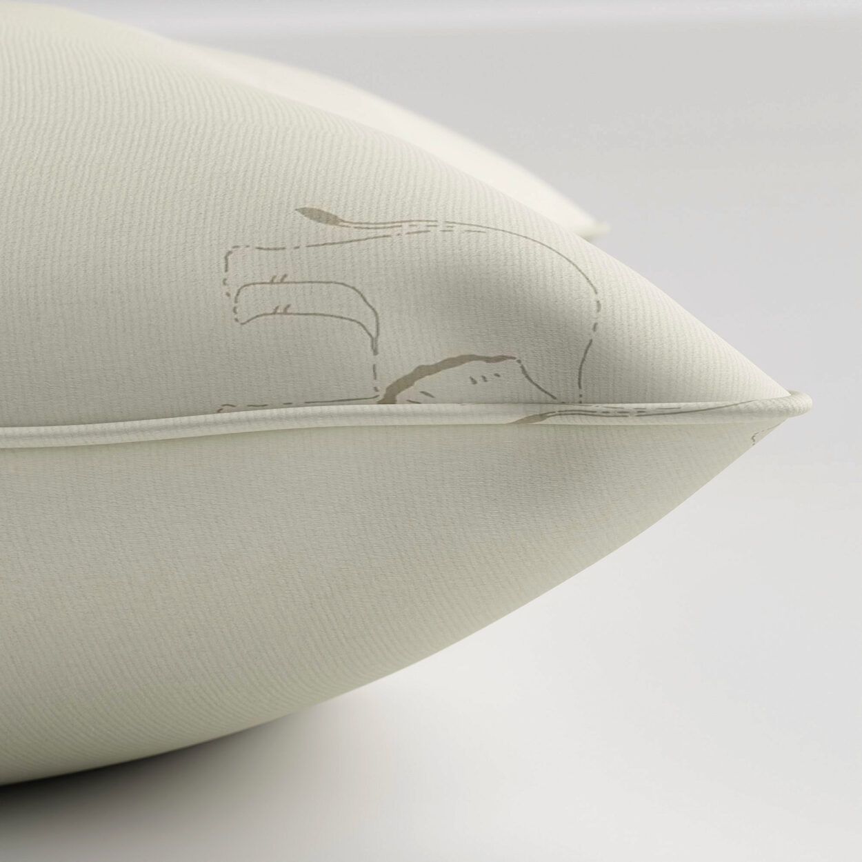 Sophie Allport Elephant Natural Cushion - Image 3