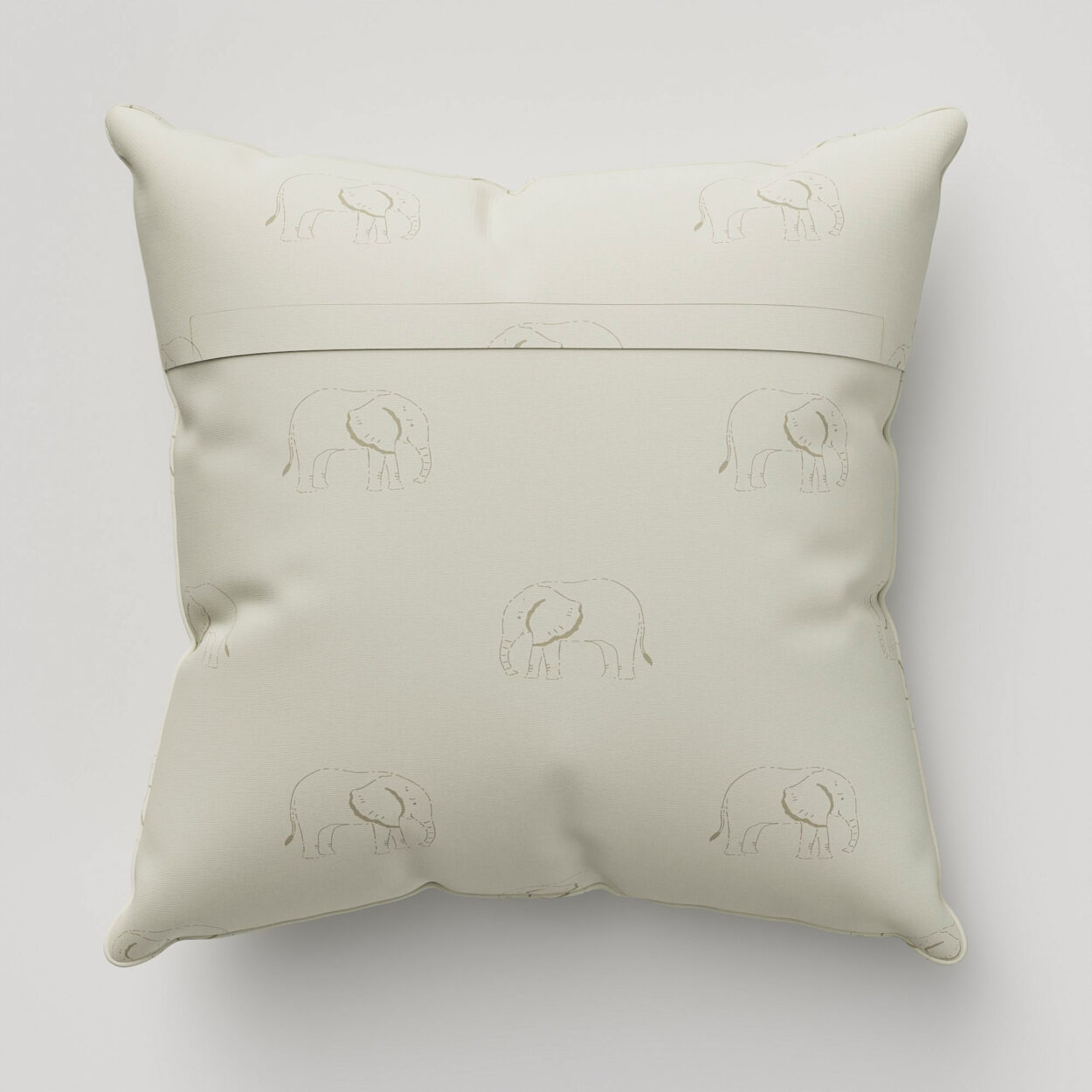 Sophie Allport Elephant Natural Cushion - Image 4