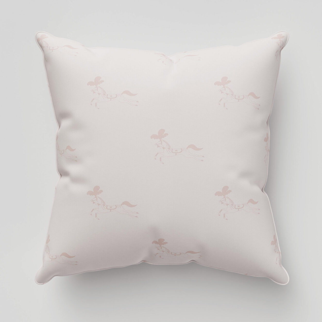Sophie Allport Fairground Ponies Blush Cushion