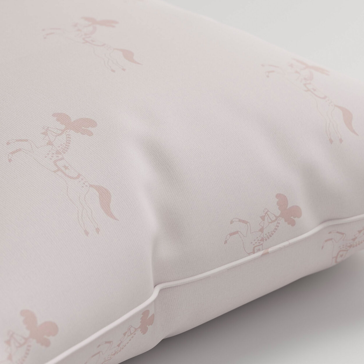 Sophie Allport Fairground Ponies Blush Cushion - Image 2
