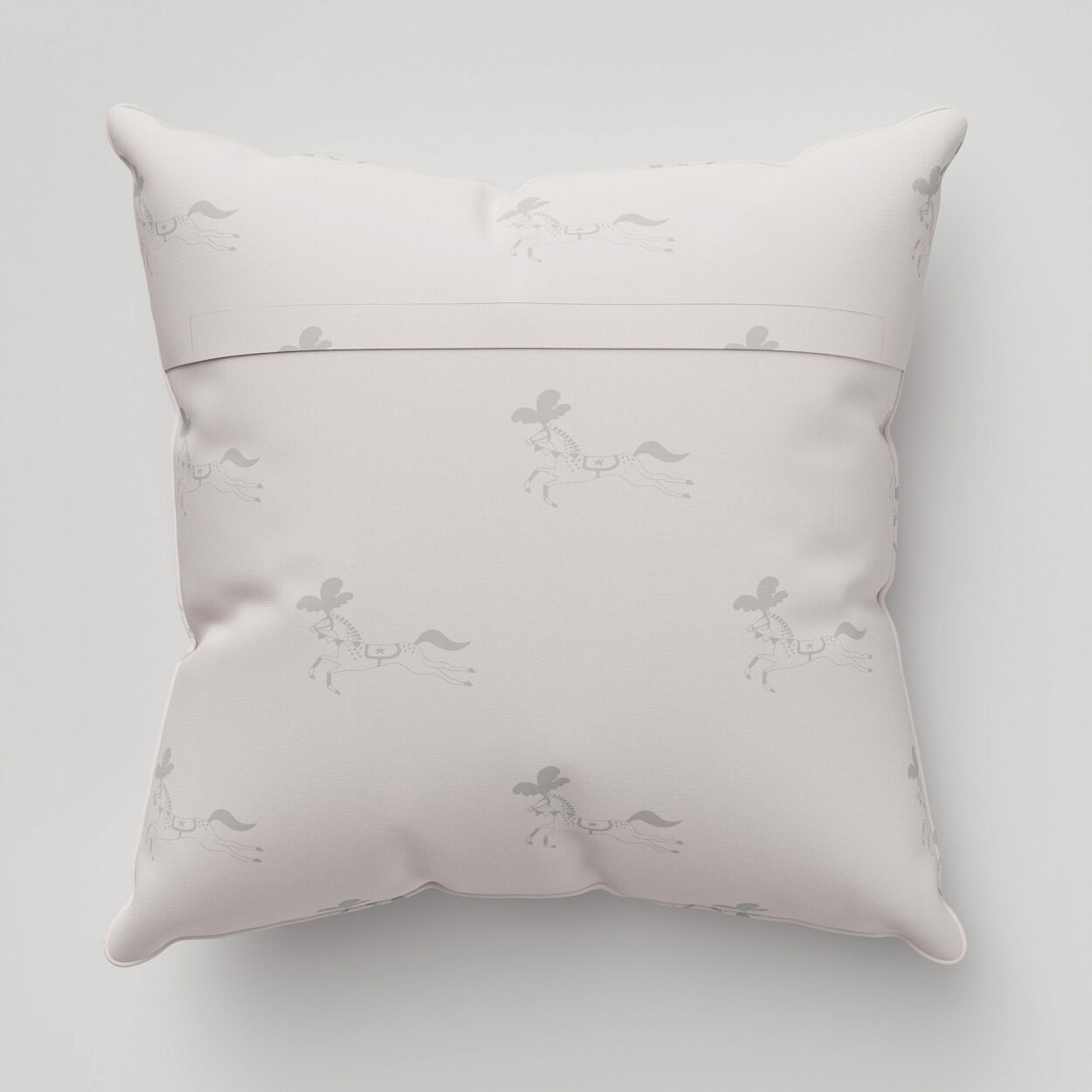 Sophie Allport Fairground Ponies Soft Pink Cushion - Image 4