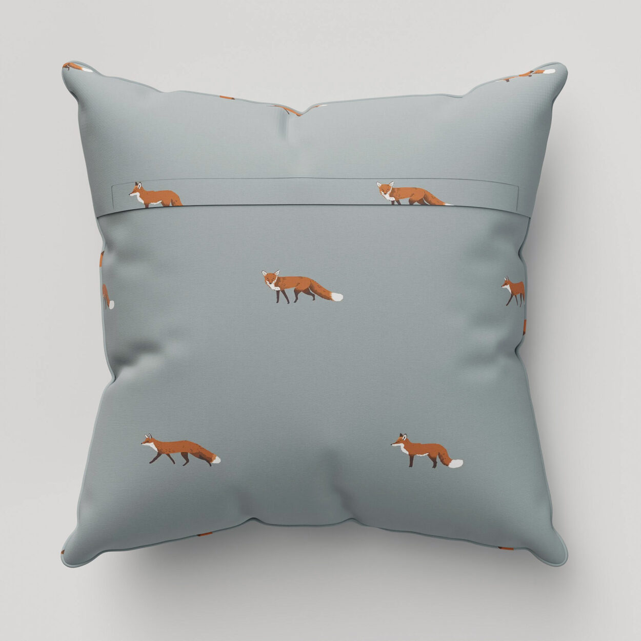 Sophie Allport Foxes Teal Cushion - Image 4
