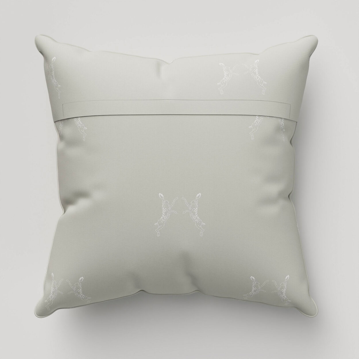 Sophie Allport Boxing Hares Dove Cushion - Image 4