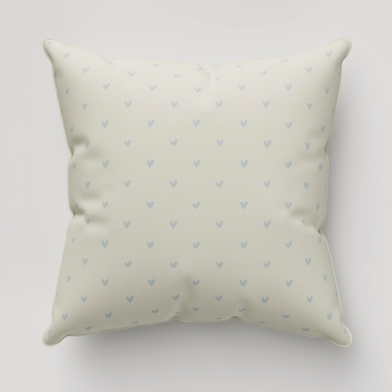 Sophie Allport Hearts Duckegg Cushion