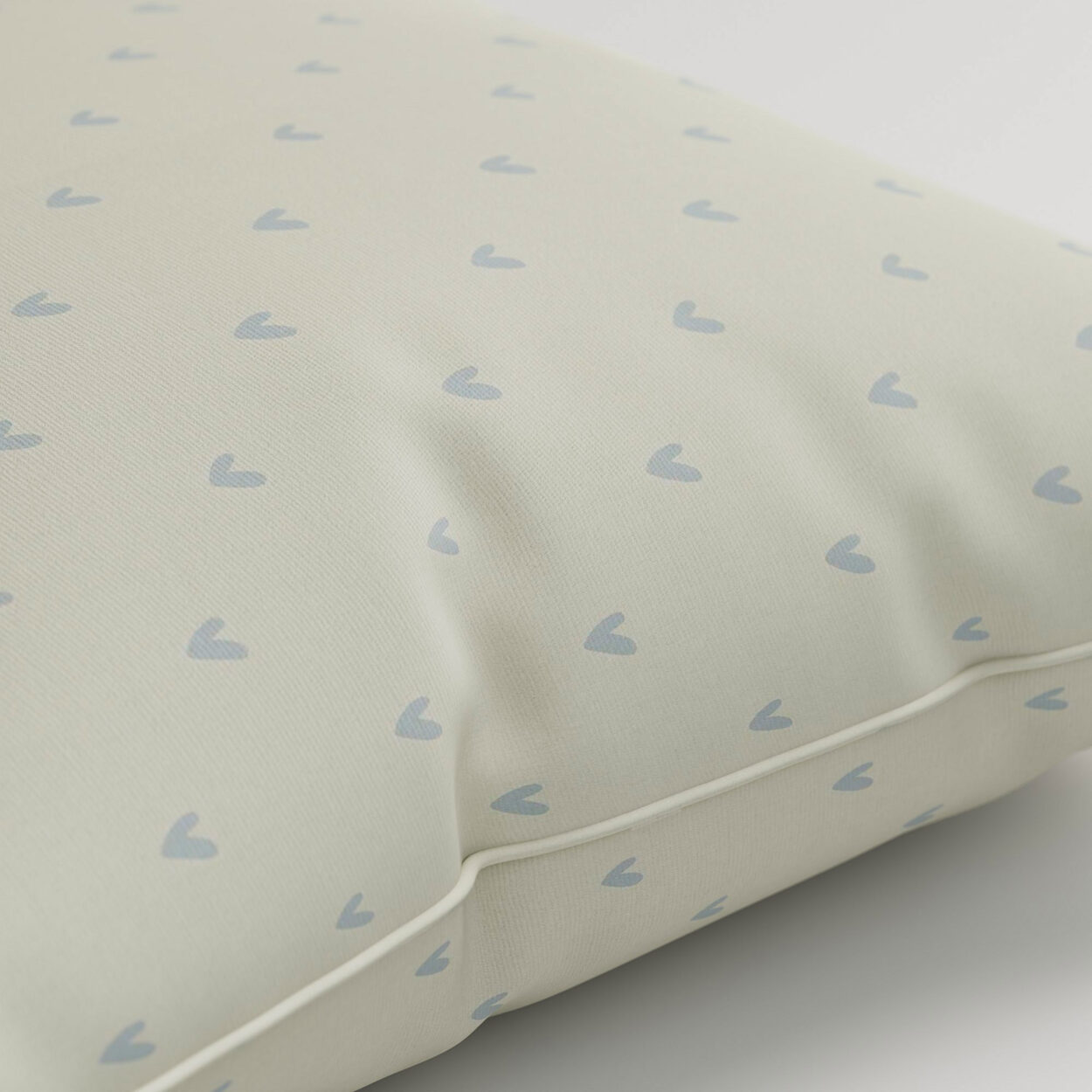 Sophie Allport Hearts Duckegg Cushion - Image 2