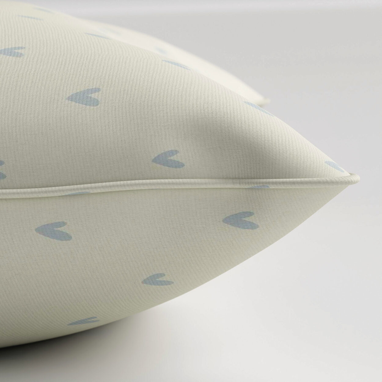 Sophie Allport Hearts Duckegg Cushion - Image 3