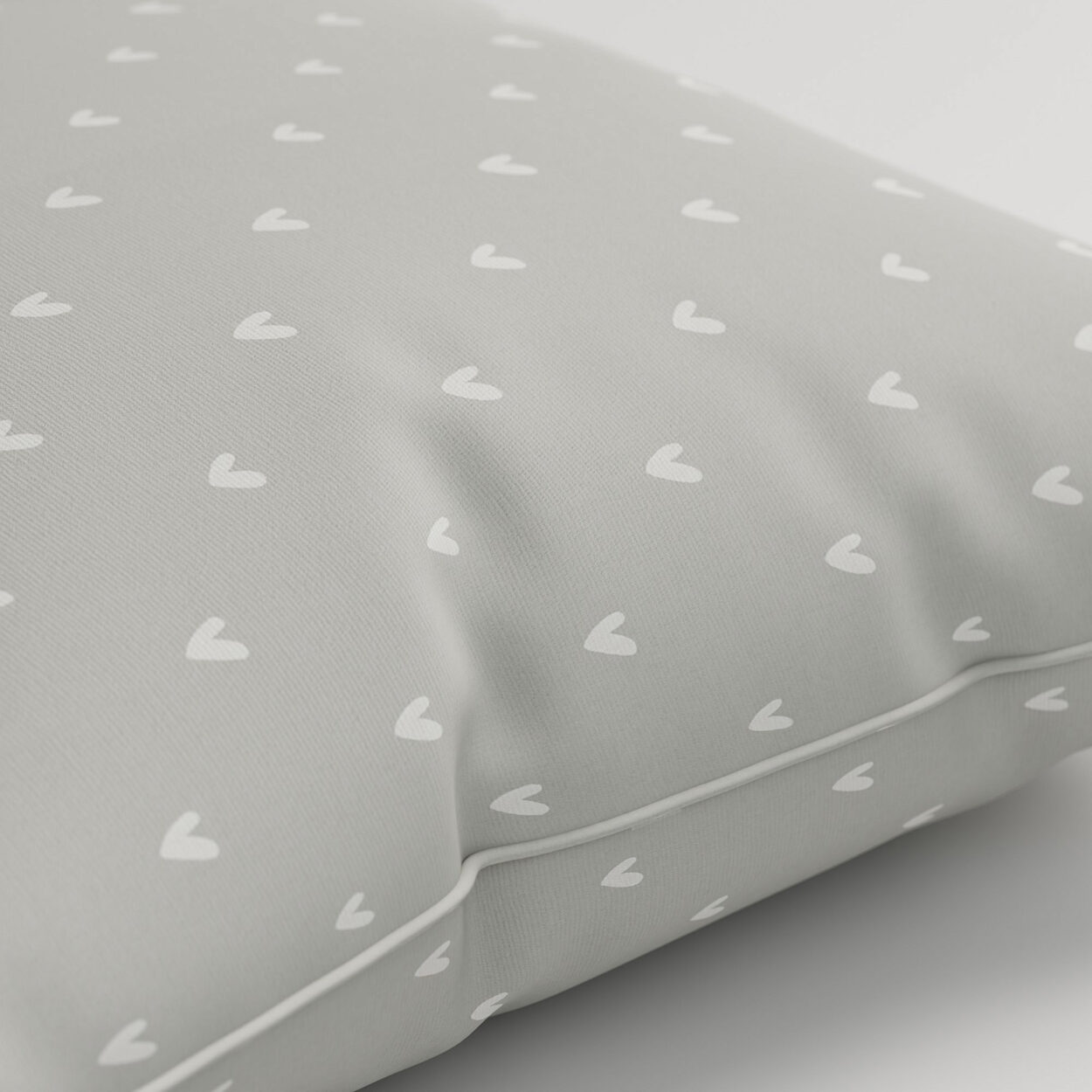 Sophie Allport Hearts Grey Cushion - Image 2