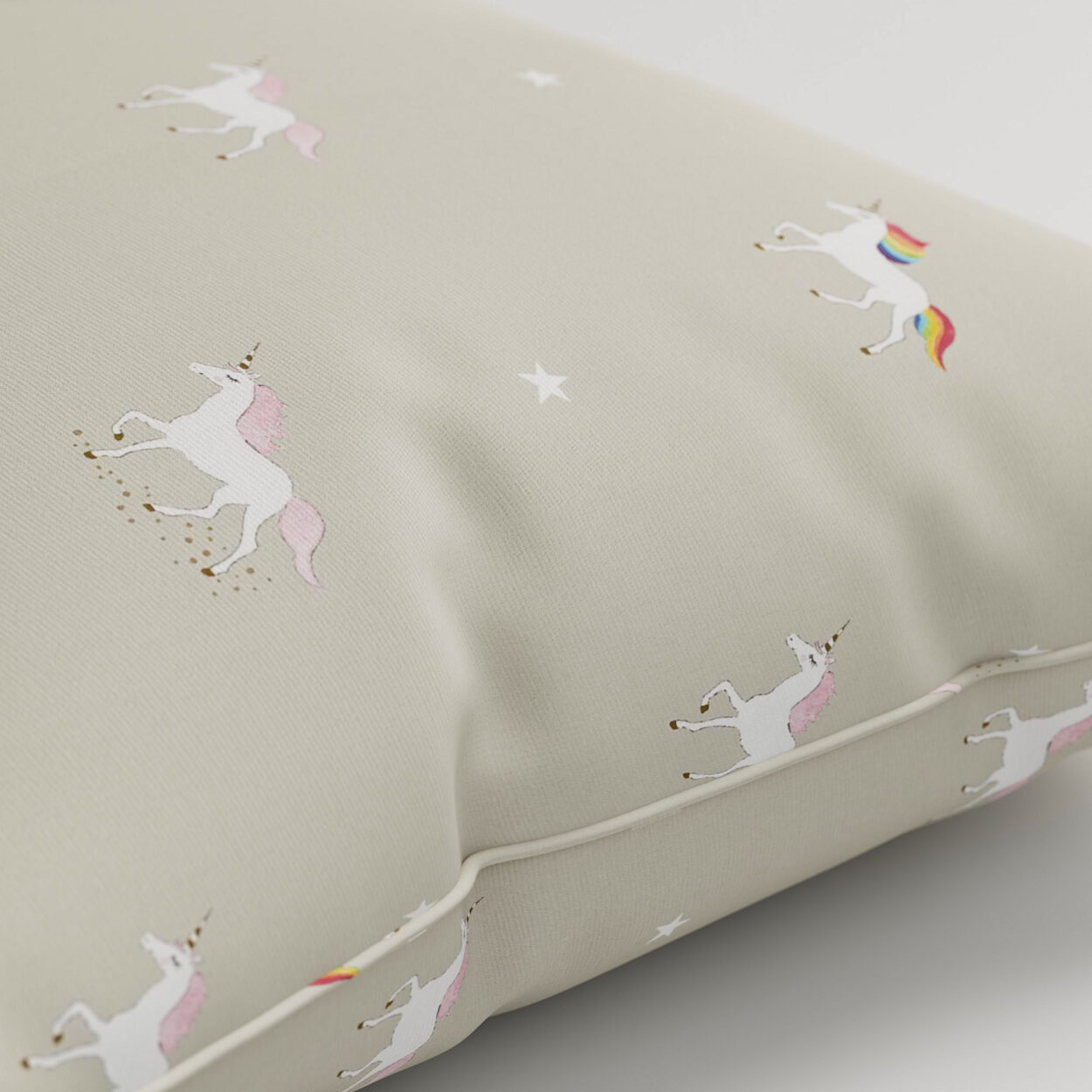 Sophie Allport Unicorn Linen Cushion - Image 2