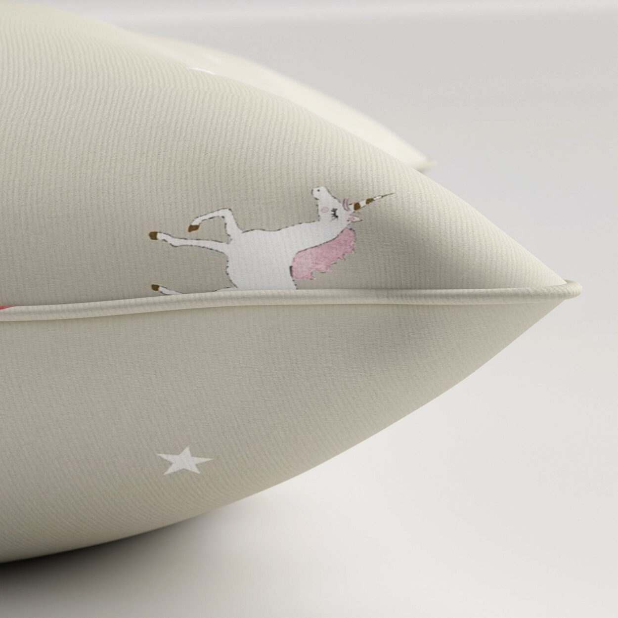 Sophie Allport Unicorn Linen Cushion - Image 3