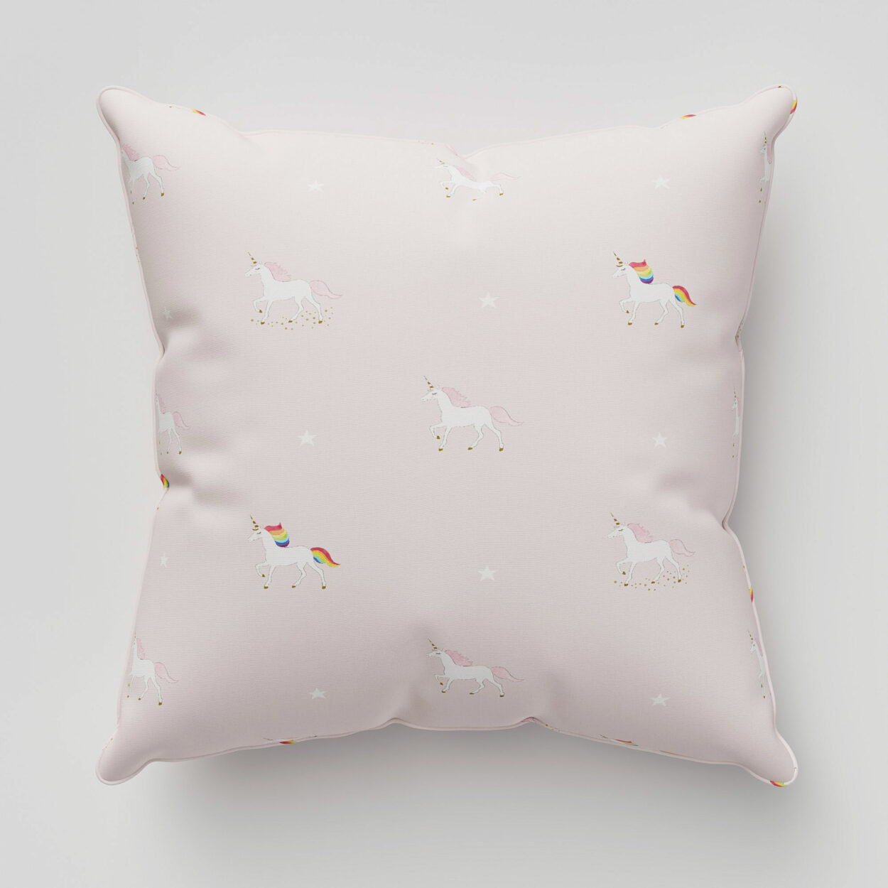 Sophie Allport Unicorn Soft Pink Cushion