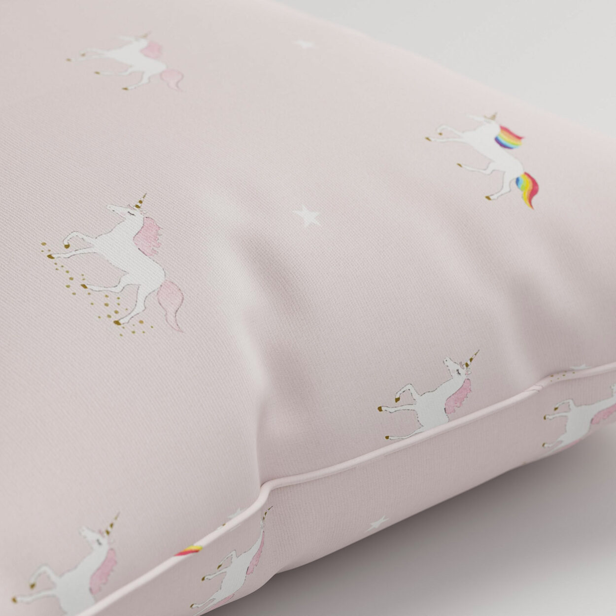 Sophie Allport Unicorn Soft Pink Cushion - Image 2