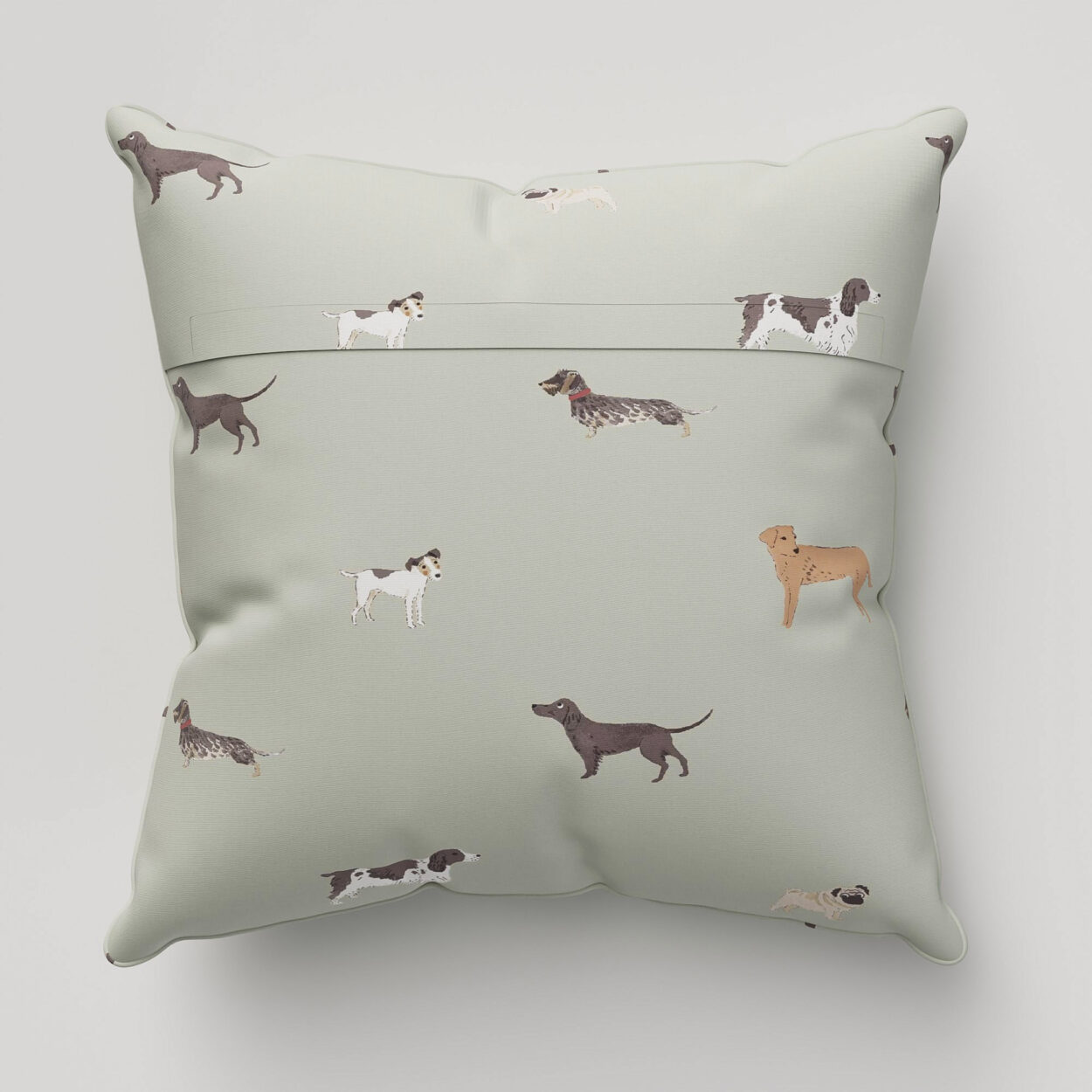 Sophie Allport Woof Sage Cushion - Image 4