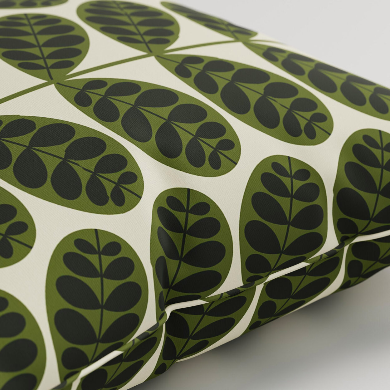 Orla Kiely Botanica Stem Green Cushion - Image 2