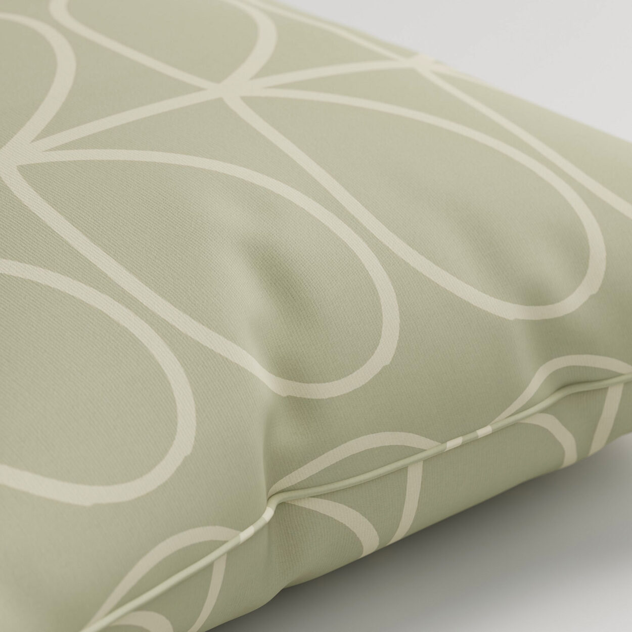 Orla Kiely Jumbo Linear Stem Pebble Cushion - Image 2