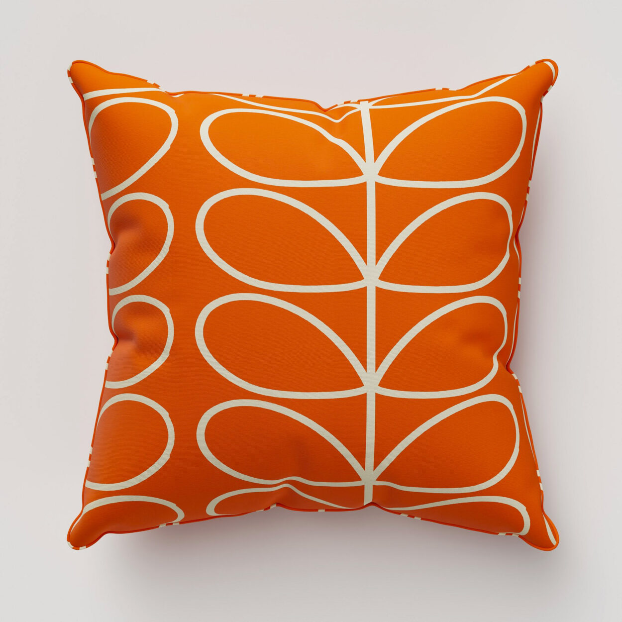 Orla Kiely Jumbo Linear Stem Persimmon Cushion