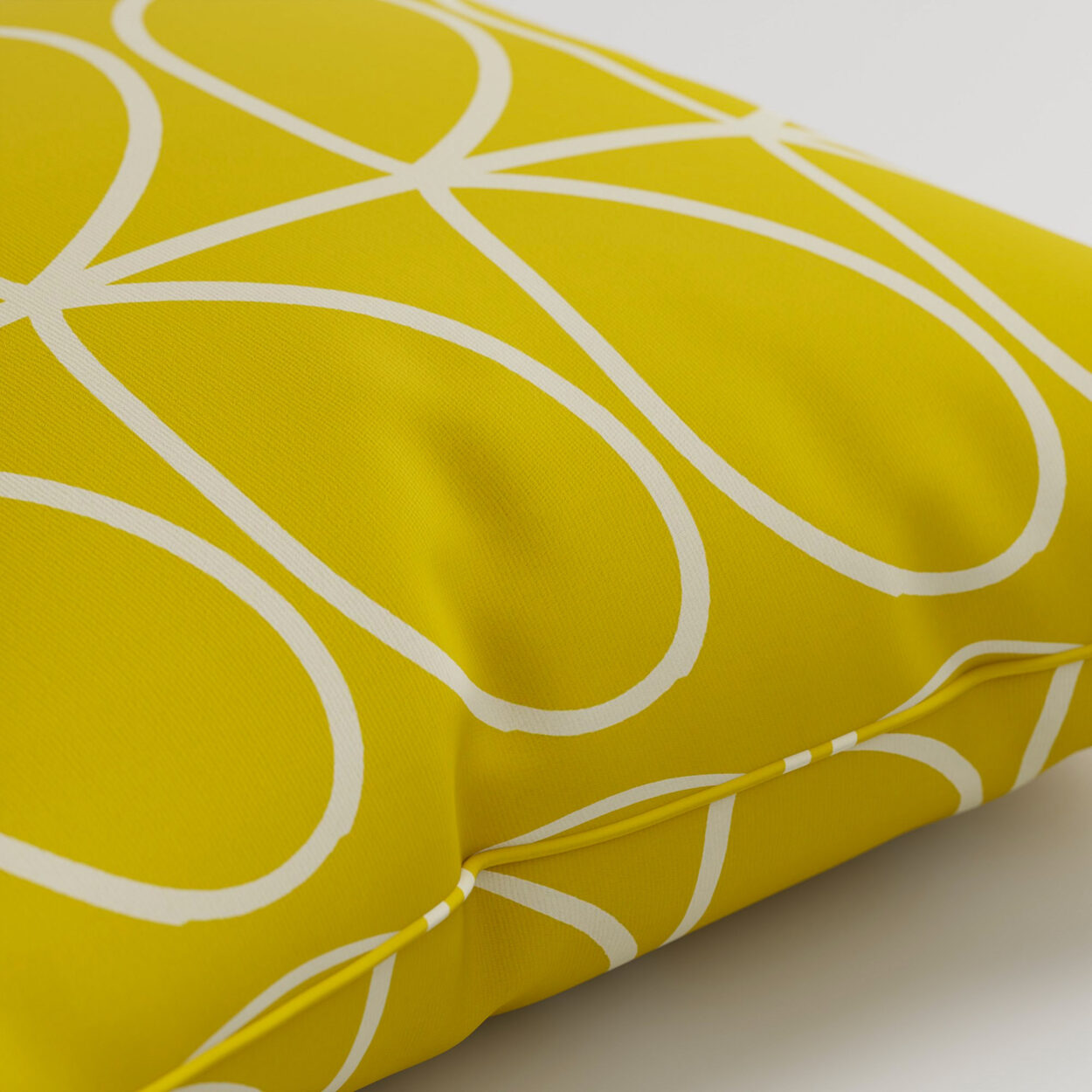 Orla Kiely Jumbo Linear Stem Sunflower Cushion - Image 2