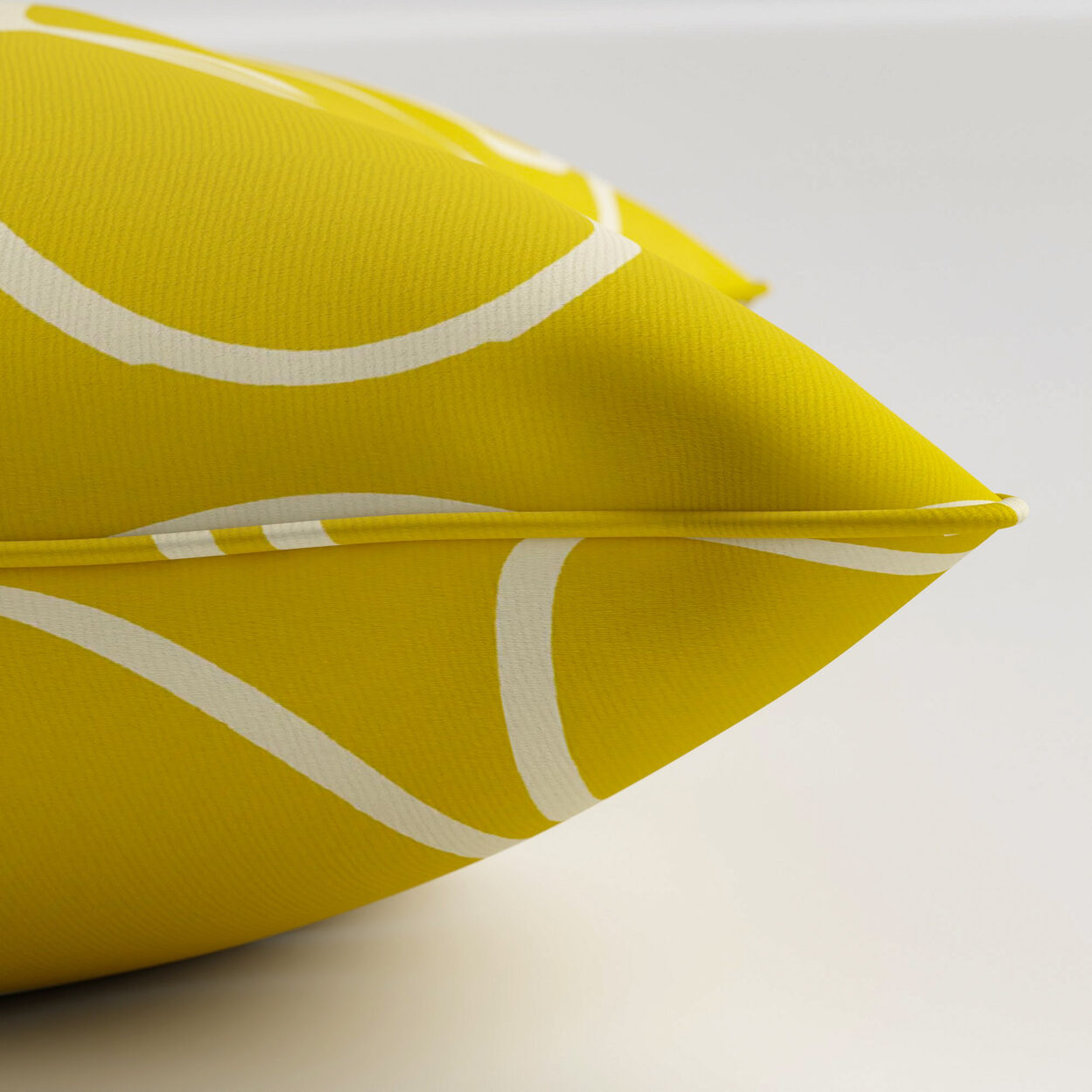Orla Kiely Jumbo Linear Stem Sunflower Cushion - Image 3