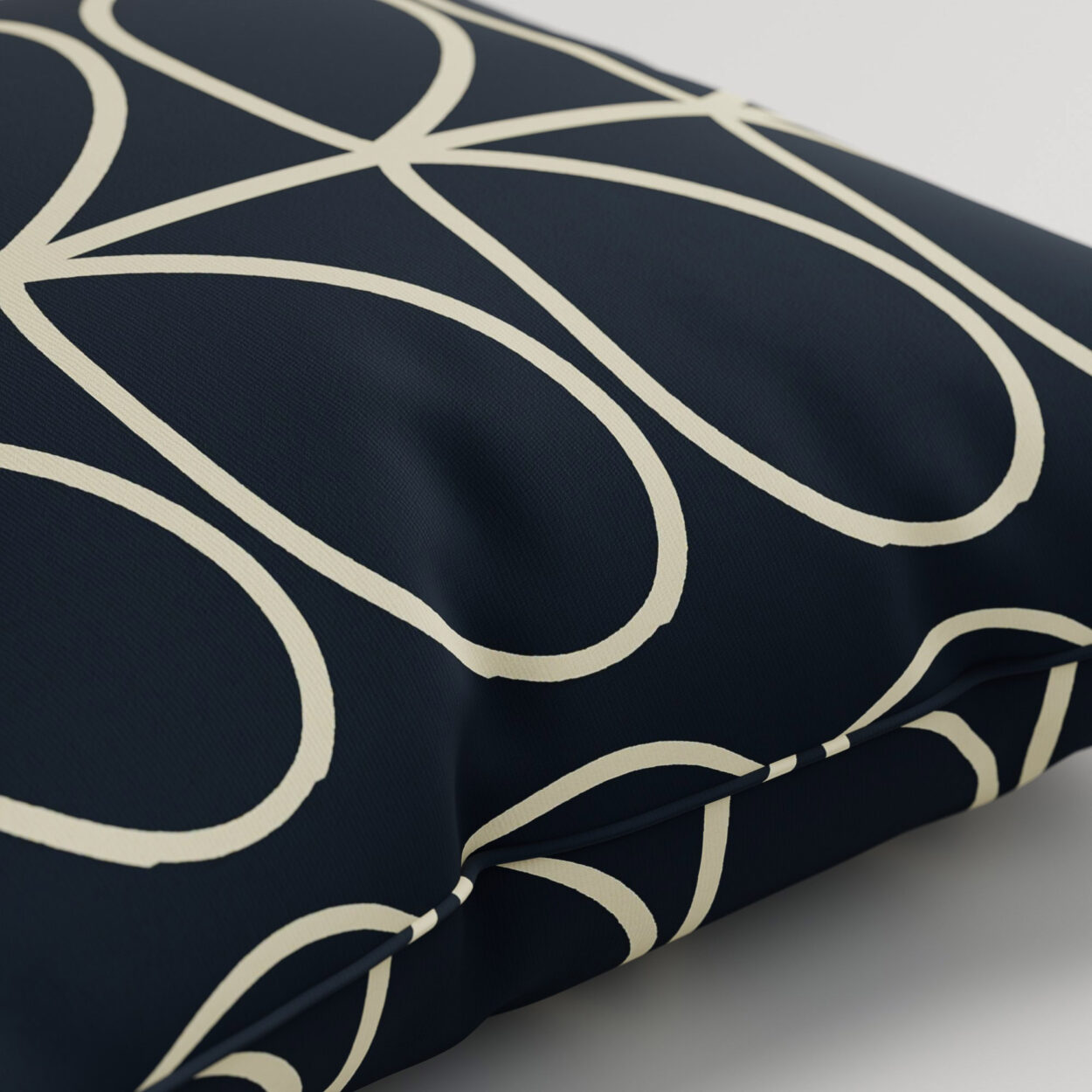Orla Kiely Jumbo Linear Stem Whale Cushion - Image 2