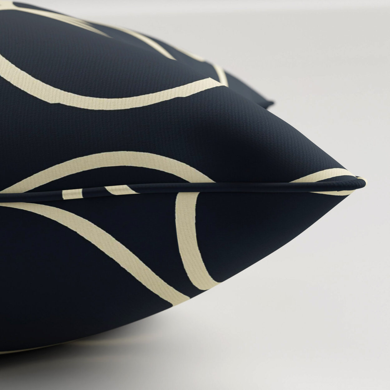 Orla Kiely Jumbo Linear Stem Whale Cushion - Image 3