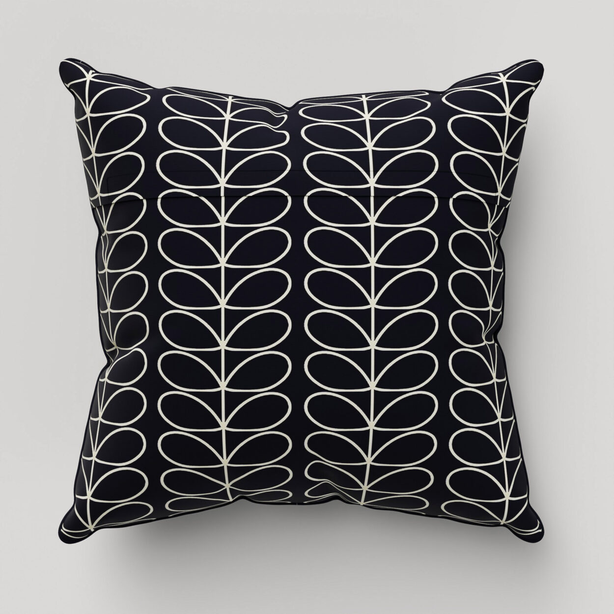 Orla Kiely Linear Stem Navy Whale Cushion - Image 4