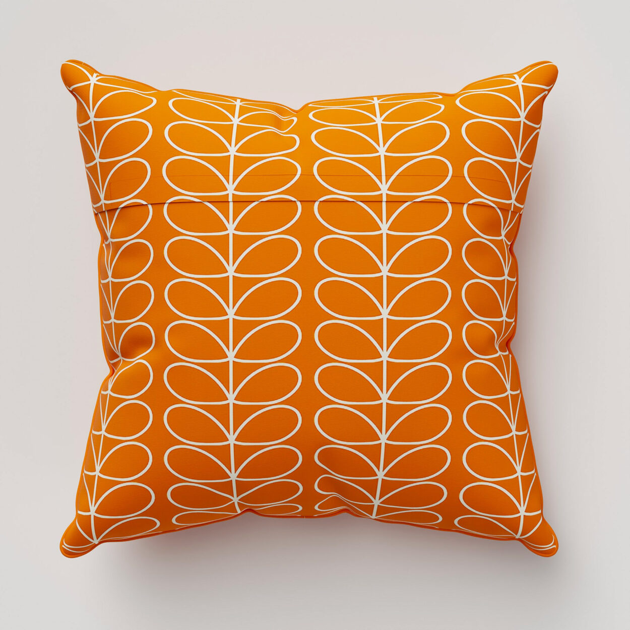 Orla Kiely Linear Stem Persimmon Cushion - Image 4