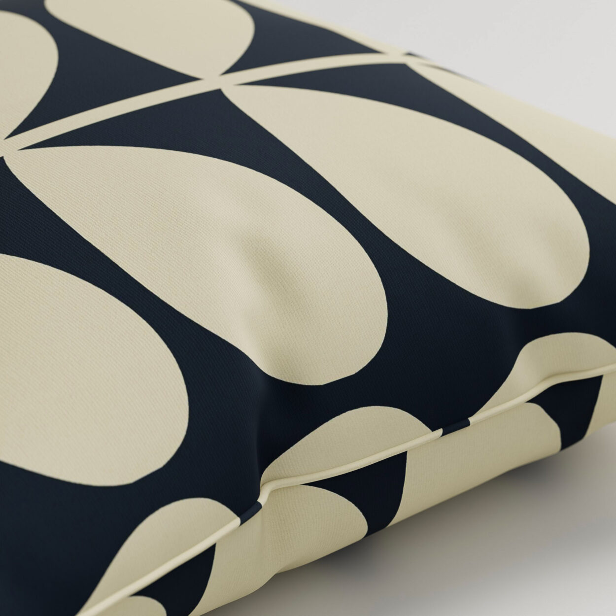 Orla Kiely Jumbo Solid Stem Whale Cushion - Image 2