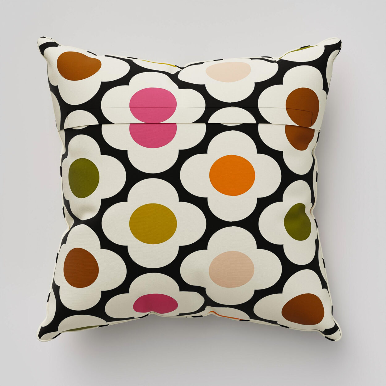 Orla Kiely Spot Flower Red Multi Cushion - Image 4