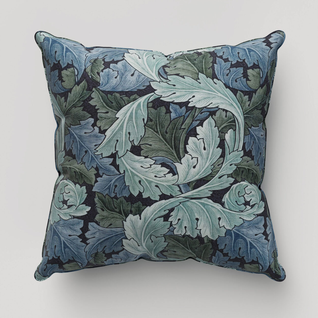 William Morris At Home Acanthus Indigo Cushion